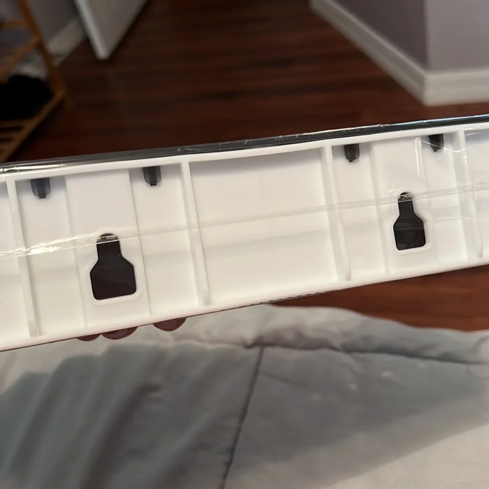 Shower storage for dorm students. Never opened